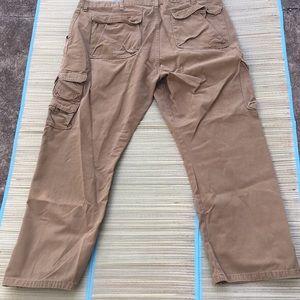 Wrangler Authentic Issue Real Comfortable Jeans Brown Cargo Pants 42 x 30